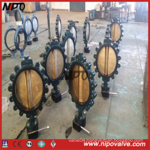 Cast Steel Lug Type Centre Sealing Butterfly Valve